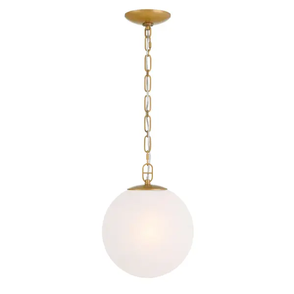 Marbelle 10" 1-Light Pendant in Legacy Brass - Image 5