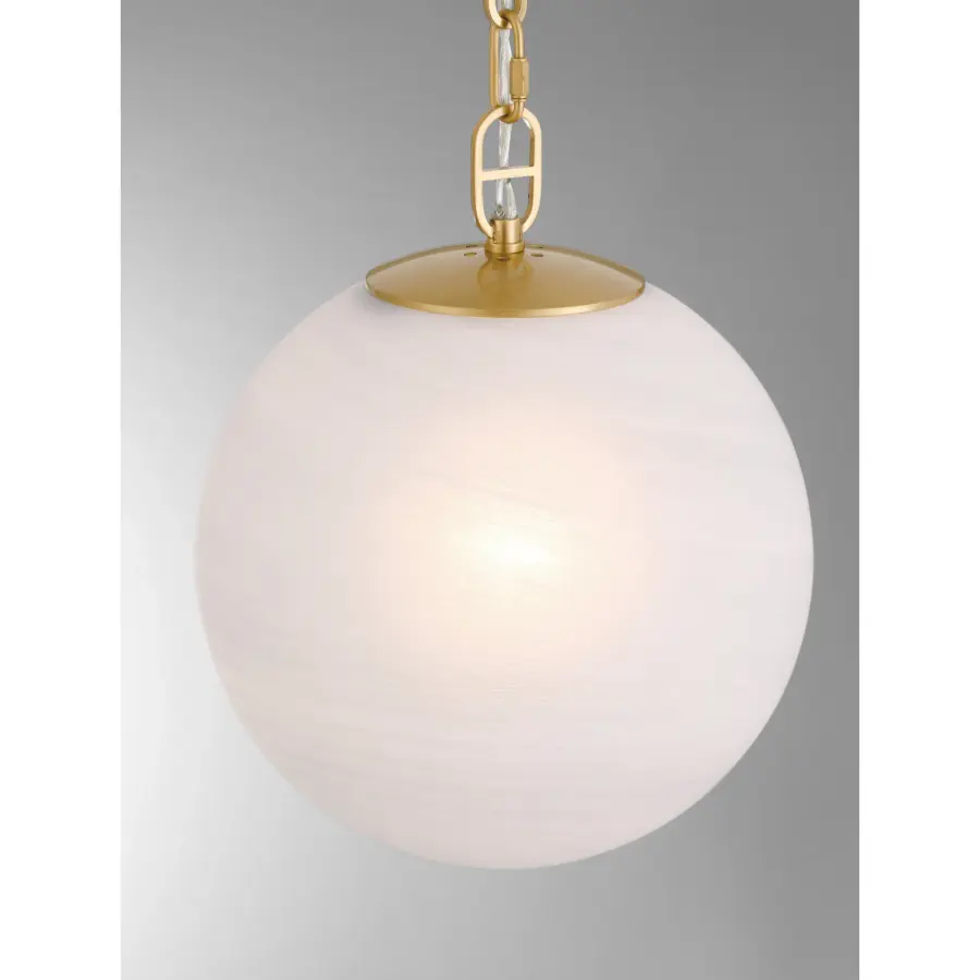 Marbelle 10" 1-Light Pendant in Legacy Brass - Image 6