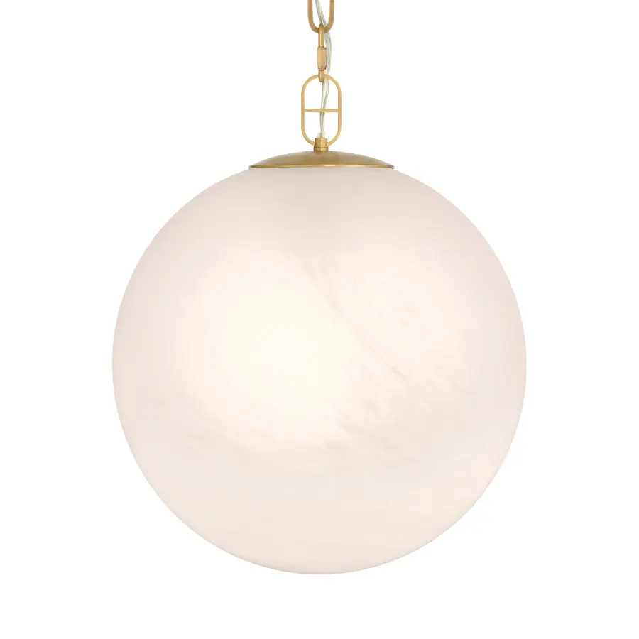 Marbelle 15.75" 1-Light Pendant in Legacy Brass - Image 1
