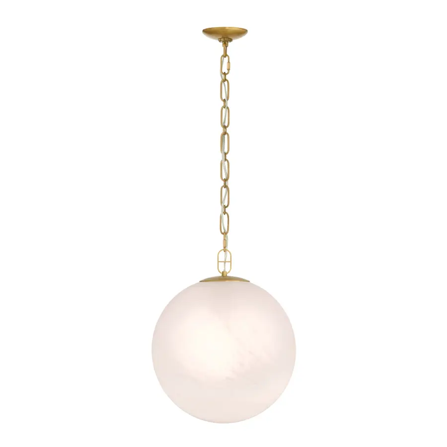 Marbelle 15.75" 1-Light Pendant in Legacy Brass - Image 2