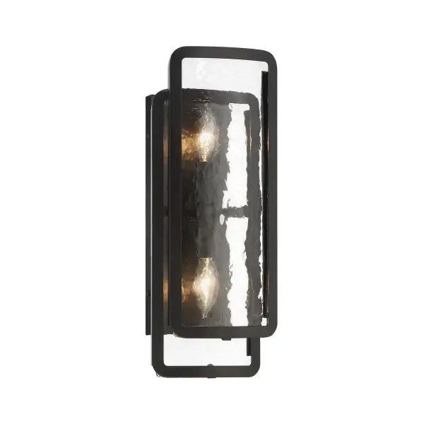 Modern Wall Sconce with Distinctive Textured Glass - Image 5