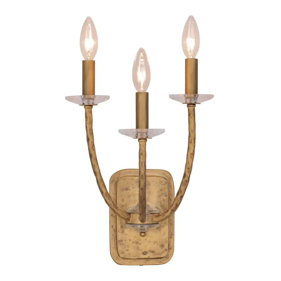 Atella 3-Light Wall Sconce in Ashen Gold - Image 2