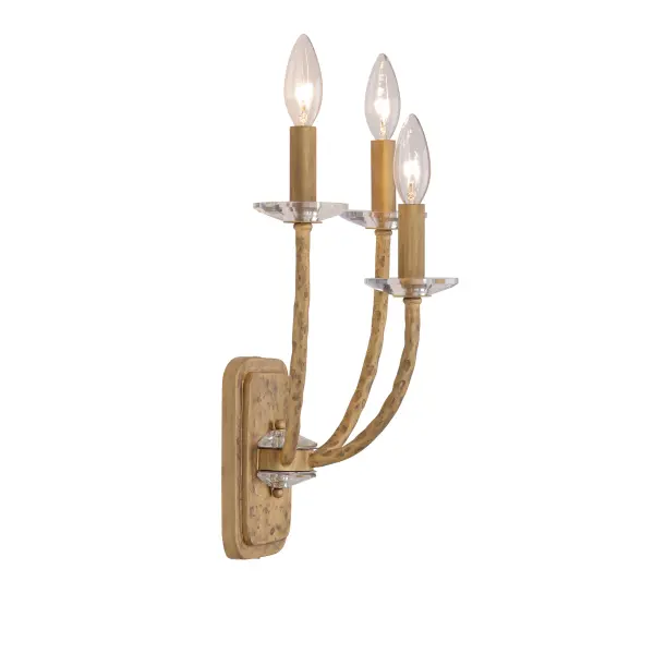 Atella 3-Light Wall Sconce in Ashen Gold - Image 3