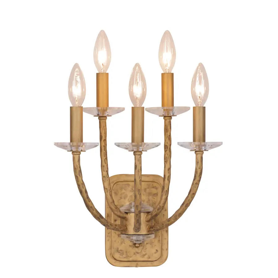 Atella 5-Light Wall Sconce in Ashen Gold - Image 2