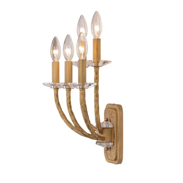 Atella 5-Light Wall Sconce in Ashen Gold - Image 5