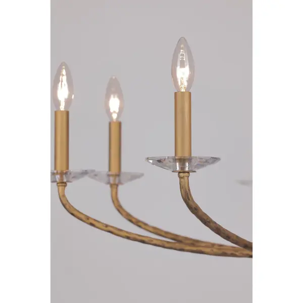 Atella 8-Light Chandelier in Ashen Gold - Image 3