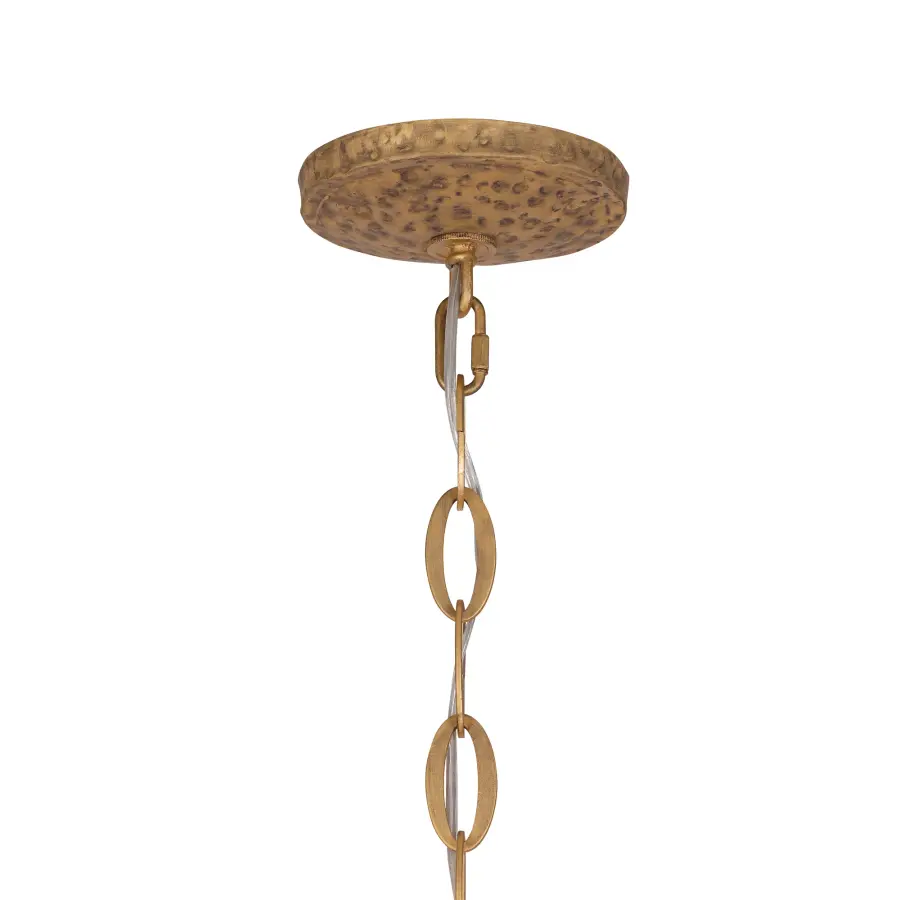 Atella 12-Light Chandelier in Ashen Gold - Image 4