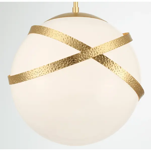 Batignolles 1-Light Pendant in Spring Gold Leaf - Image 3
