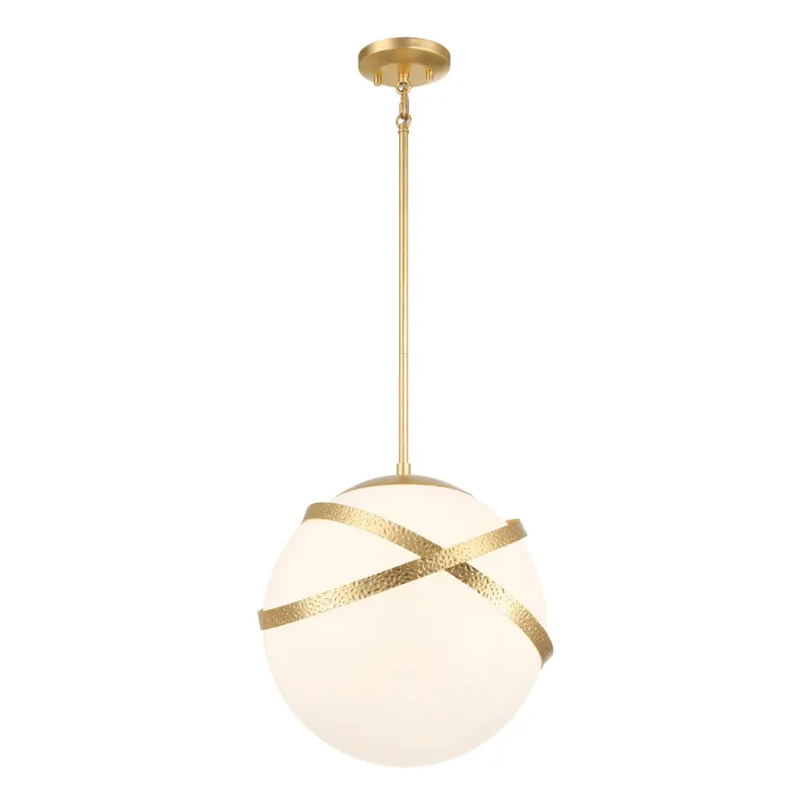 Batignolles 1-Light Pendant in Spring Gold Leaf - Image 6