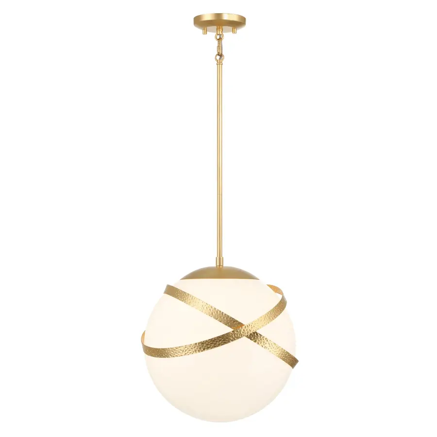 Batignolles 1-Light Pendant in Spring Gold Leaf - Image 7