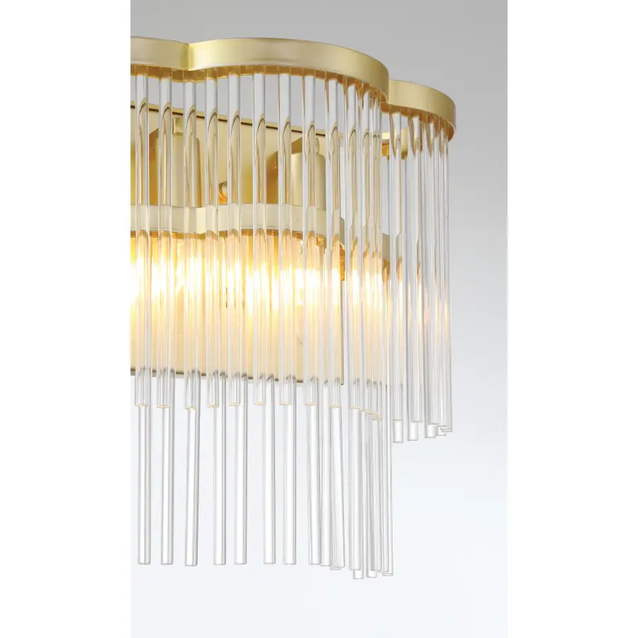 Azura 2-Light Wall Sconce in Heirloom Brass - Image 4