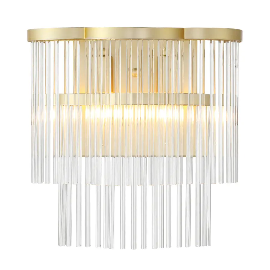 Azura 2-Light Wall Sconce in Heirloom Brass - Image 6