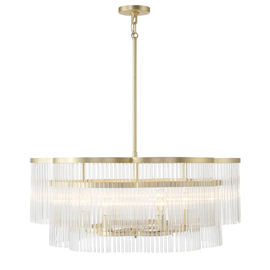 Azura 6-Light Pendant in Heirloom Brass - Image 2