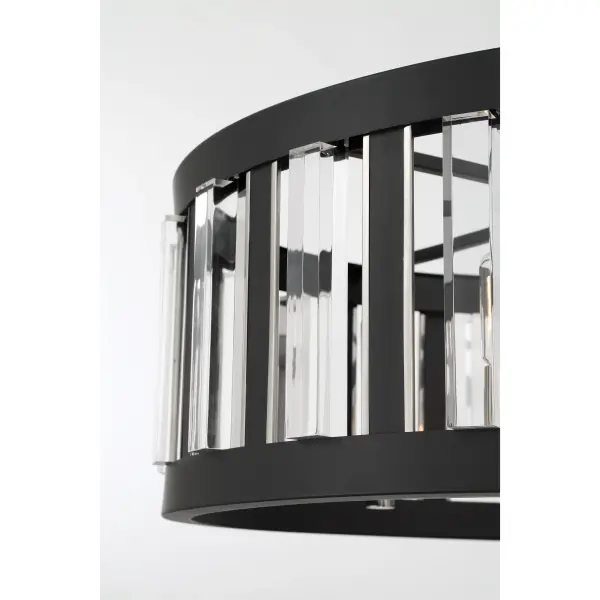 Majestic Splendor 6-Light Pendant in Sand Coal and Polished Nickel - Image 4
