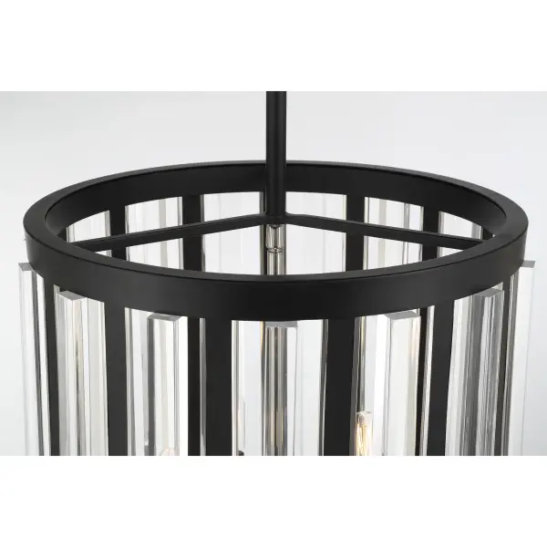 Majestic Splendor 4-Light Pendant in Sand Coal and Polished Nickel - Image 3