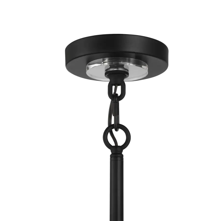 Majestic Splendor 4-Light Pendant in Sand Coal and Polished Nickel - Image 4
