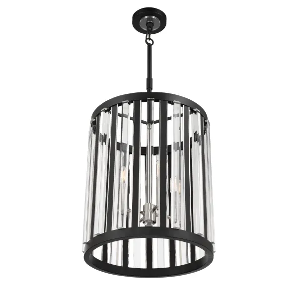 Majestic Splendor 4-Light Pendant in Sand Coal and Polished Nickel - Image 7