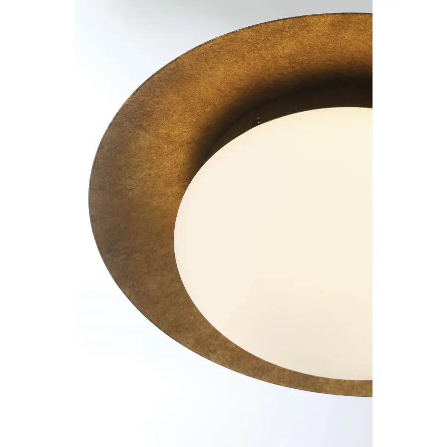 Zinola 15" LED Flush Mount in Halcyon Gold - Image 2