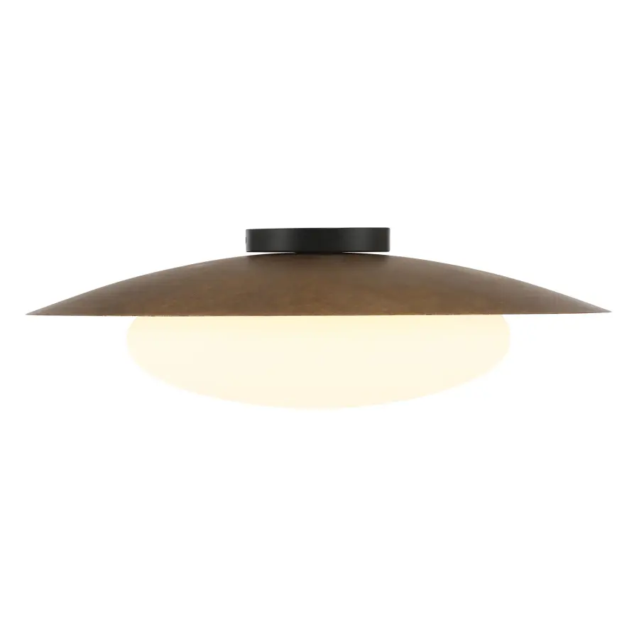 Zinola 18" LED Flush Mount in Halcyon Gold - Image 2