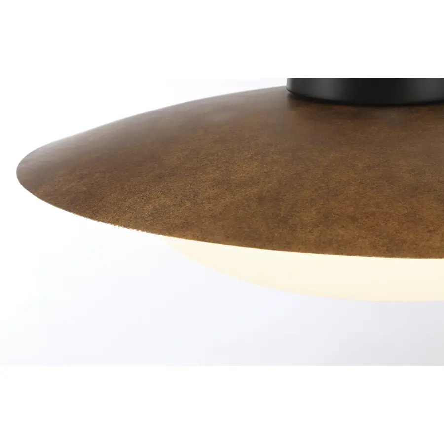 Zinola 18" LED Flush Mount in Halcyon Gold - Image 3