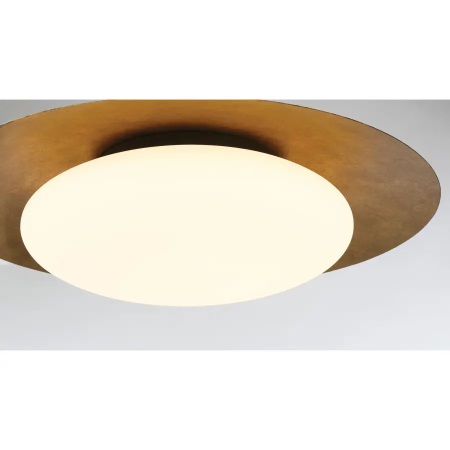 Zinola 18" LED Flush Mount in Halcyon Gold - Image 4