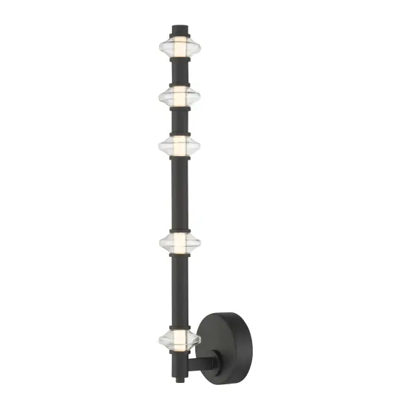 Pearl 21.5" LED Wall Sconce in Dark Matte Black - Image 5