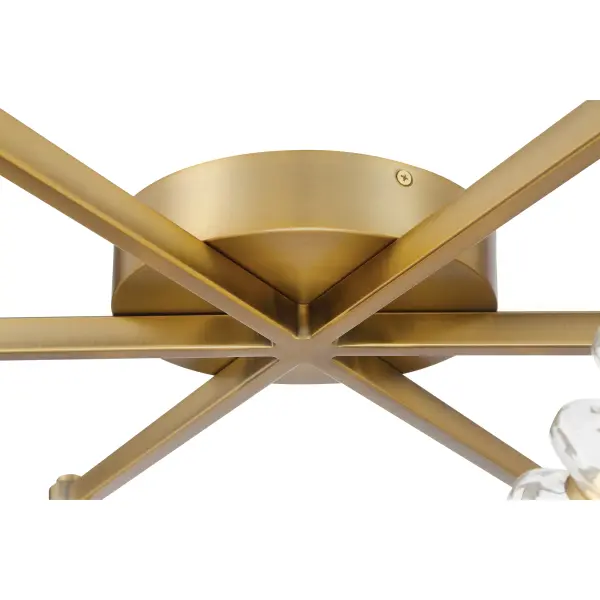 Pearl 28" LED Flush Mount in Legacy Brass - Image 5