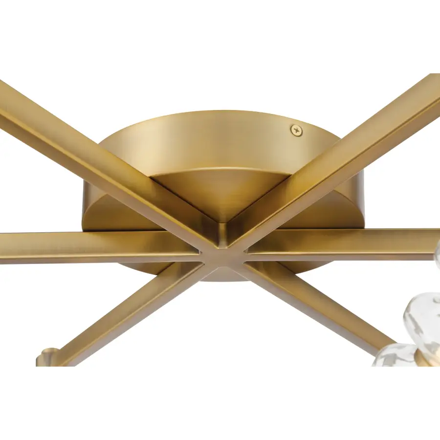 Pearl 28" LED Flush Mount in Legacy Brass - Image 5