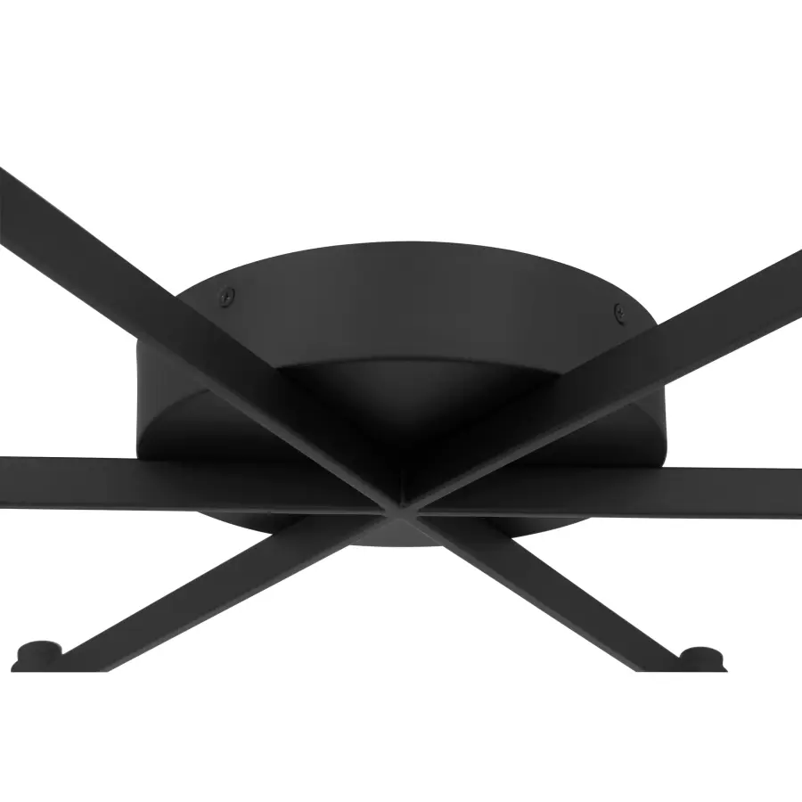 Pearl 28" LED Flush Mount in Dark Matte Black - Image 5