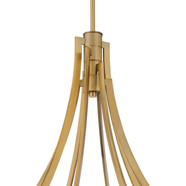Pearl 49.25" LED Chandelier in Legacy Brass - Image 4