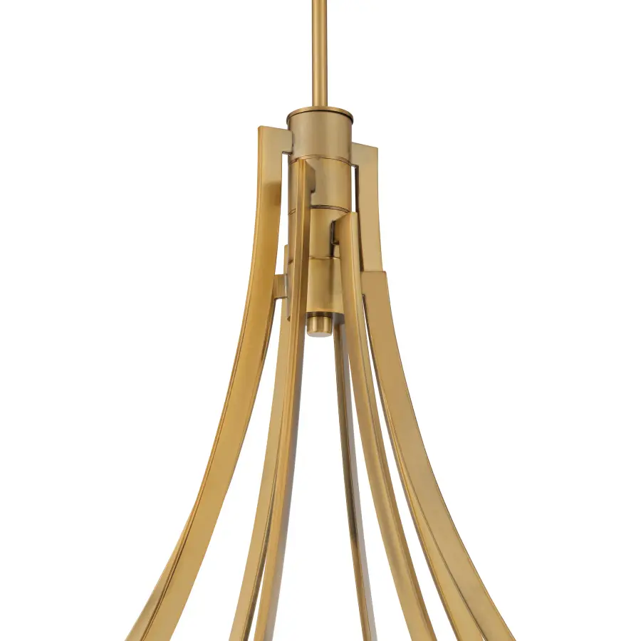 Pearl 49.25" LED Chandelier in Legacy Brass - Image 4