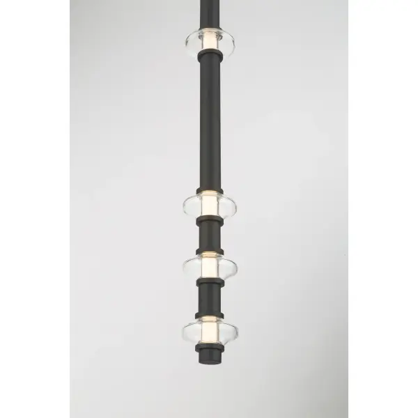 Pearl 2.5" LED Mini Pendant in Dark Matte Black - Image 6