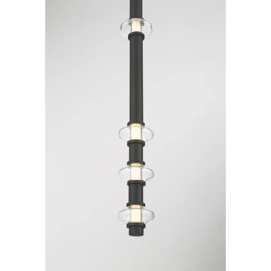 Pearl 2.5" LED Mini Pendant in Dark Matte Black - Image 6