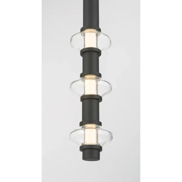 Pearl 2.5" LED Mini Pendant in Dark Matte Black - Image 7