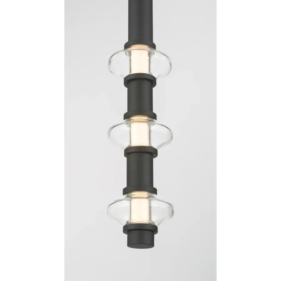 Pearl 2.5" LED Mini Pendant in Dark Matte Black - Image 7