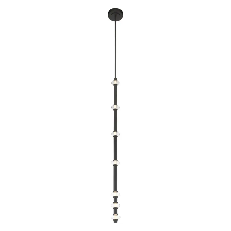Pearl 2.5" LED Mini Pendant in Dark Matte Black - Image 8