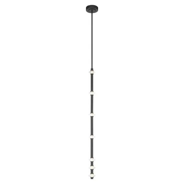 Pearl 2.5" LED Mini Pendant in Dark Matte Black - Image 9