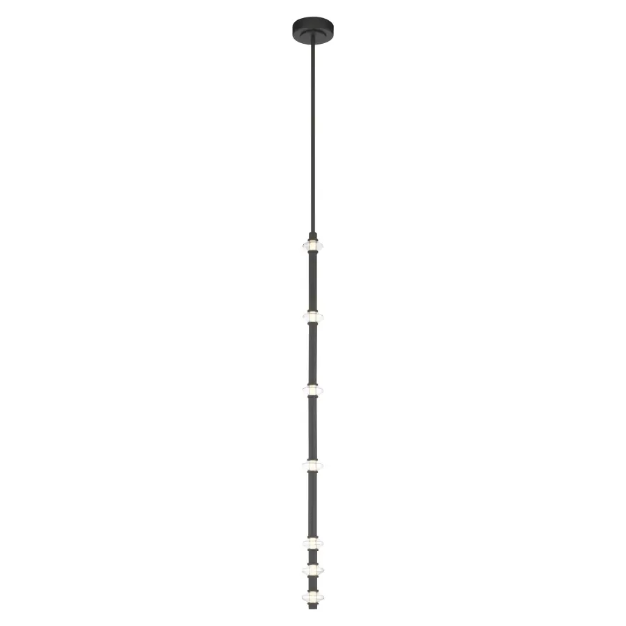 Pearl 2.5" LED Mini Pendant in Dark Matte Black - Image 9