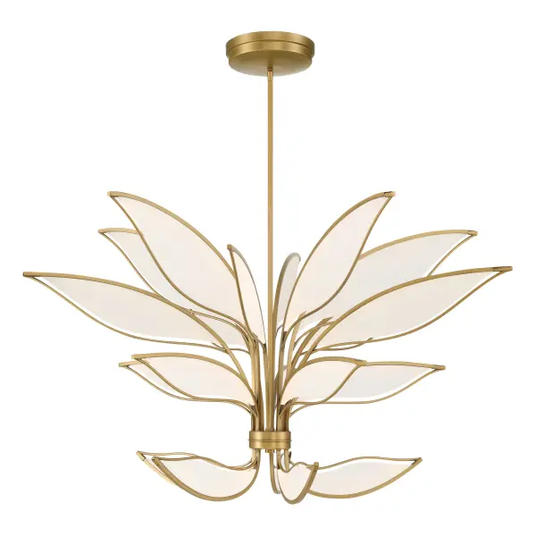 Papilio 46" LED Chandelier in Legacy Brass - Image 10
