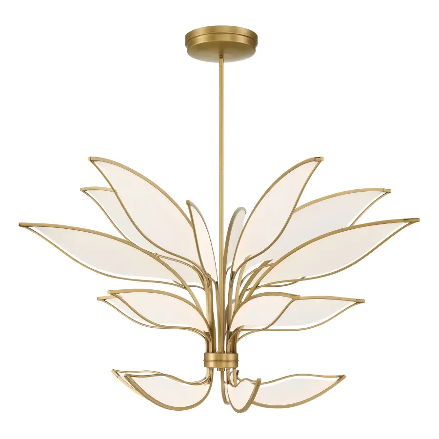 Papilio 46" LED Chandelier in Legacy Brass - Image 10