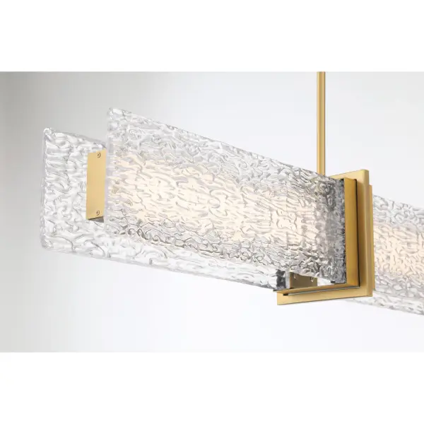 Lumina 52" LED Island Light in Legacy Brass - Image 4