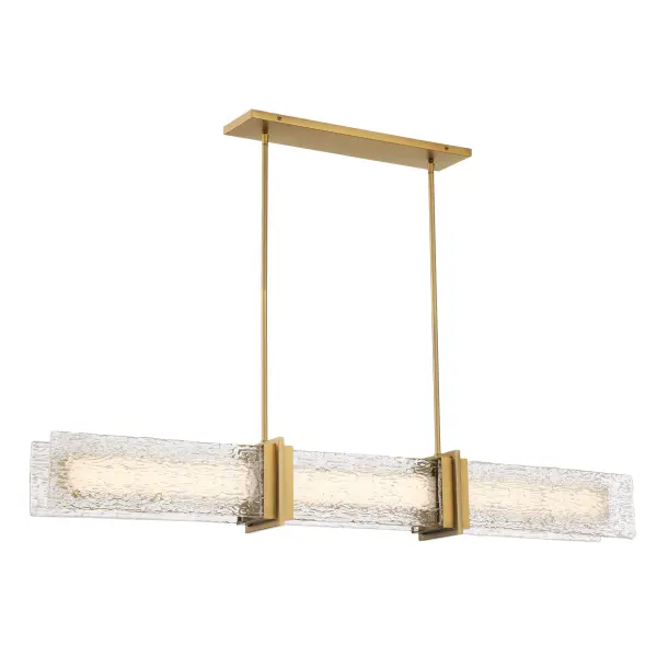 Lumina 52" LED Island Light in Legacy Brass - Image 5