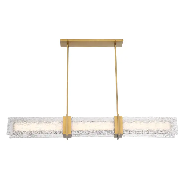 Lumina 52" LED Island Light in Legacy Brass - Image 6