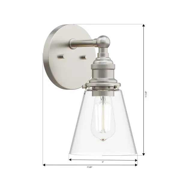 Barwell 11.75" High 1-Light Bath Sconce - Image 4