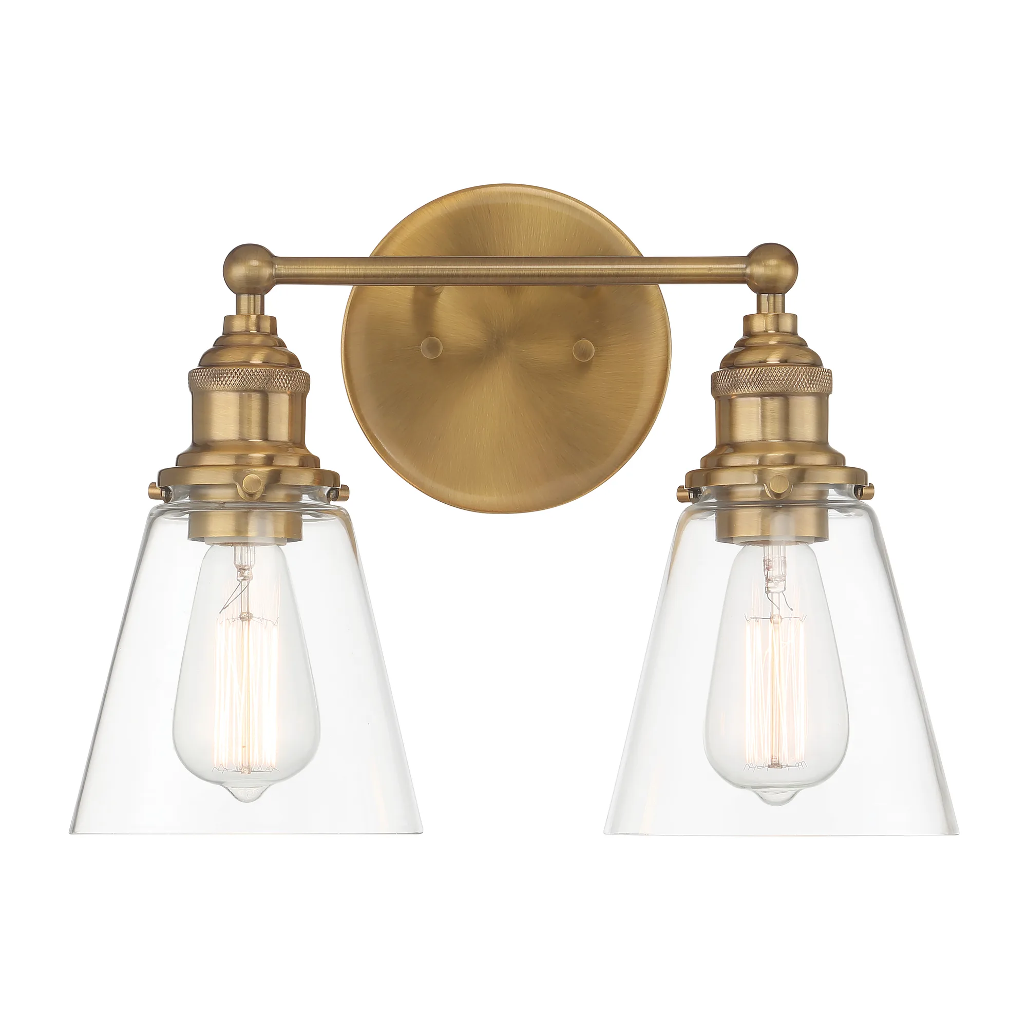 Barwell 2-Light Vanity in Oxidized Aged Brass