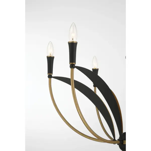 Miller 28.25" 6-Light Chandelier in Legacy Brass - Image 9