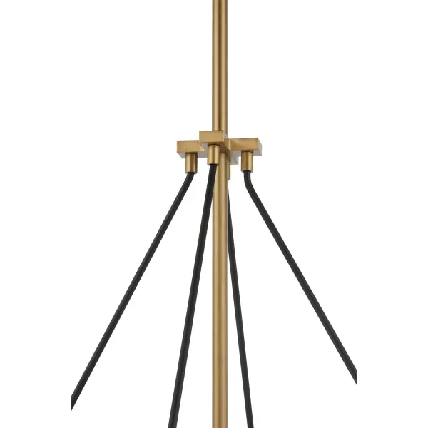 Sophisticated Transitional Chandelier with Mixed Metal Finish - Image 5