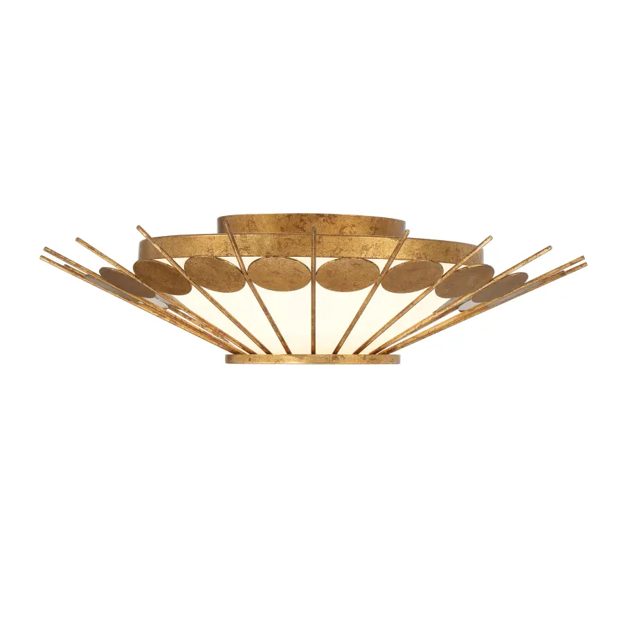 Capieso 20" LED Flush Mount in Elara Gold - Image 2
