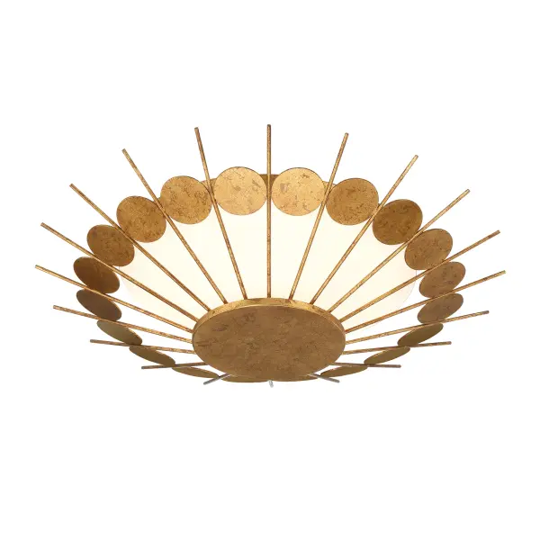 Capieso 20" LED Flush Mount in Elara Gold - Image 4