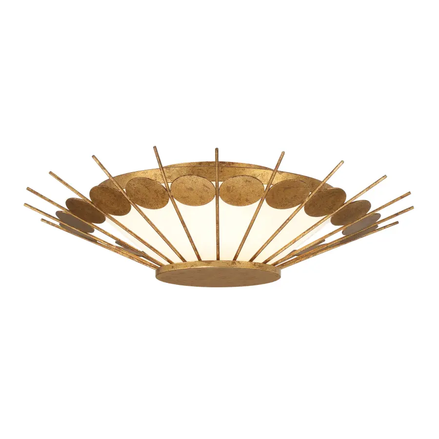 Capieso 20" LED Flush Mount in Elara Gold - Image 5